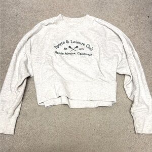 Abercrombie cropped sweatshirt